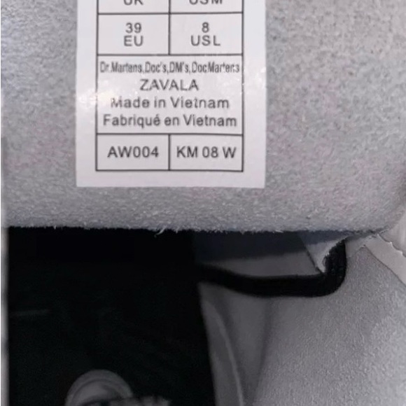 DR. MARTENS “Zavala” White Combat Style Boots, BRAND NEW! Size M7/L8 - Picture 5 of 6